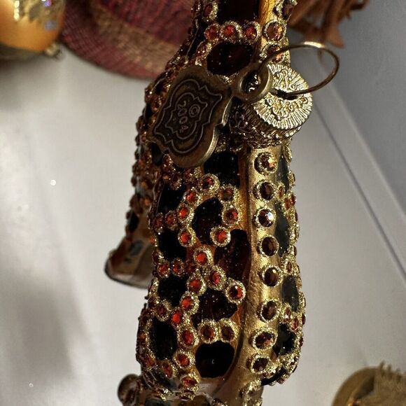 Jay Strongwater Standing Giraffe Ornament - Picture 7 of 11